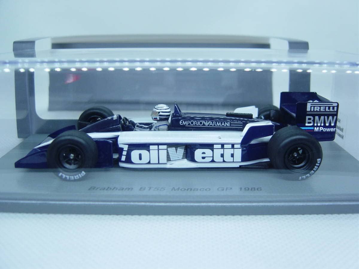 Amazon | spark 1/43 Brabham BT55 Monaco GP 1986#7 Riccardo